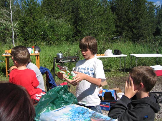 2006 family reunion in Yellowstone National Park